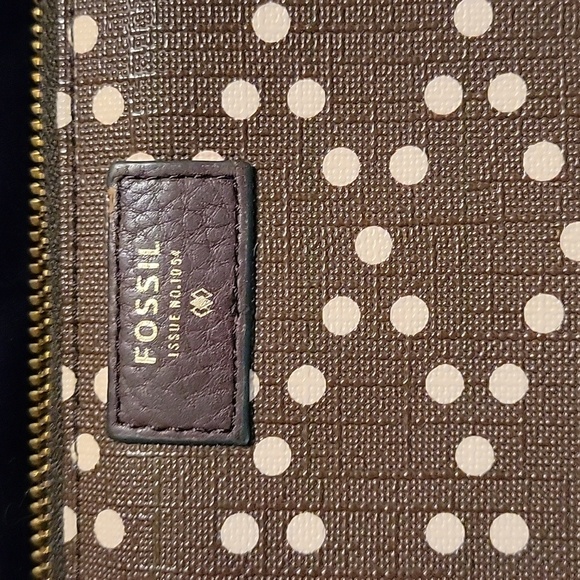 Fossil Brown Polka Dot Wallet - Picture 2 of 10
